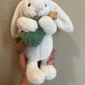 Bashful bunny with tree jellycat. will ship same day or next morning